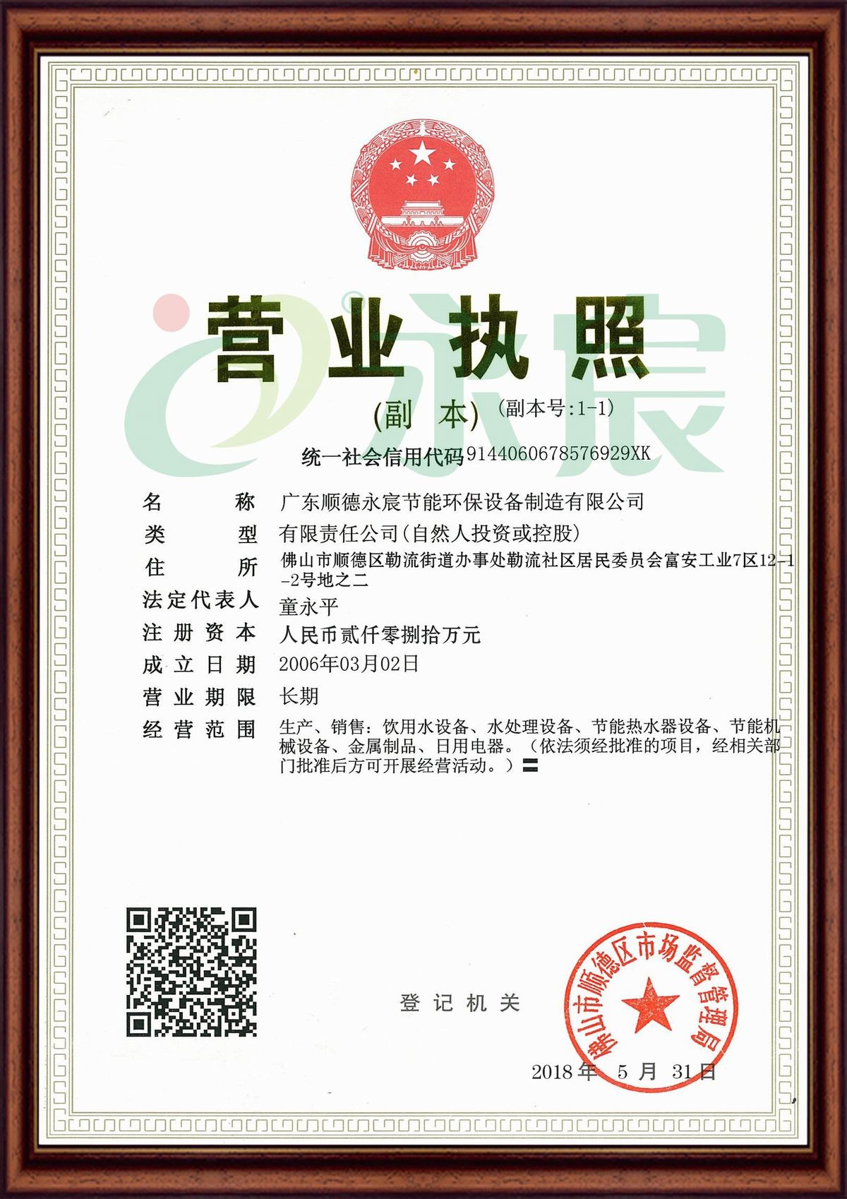 Business license
